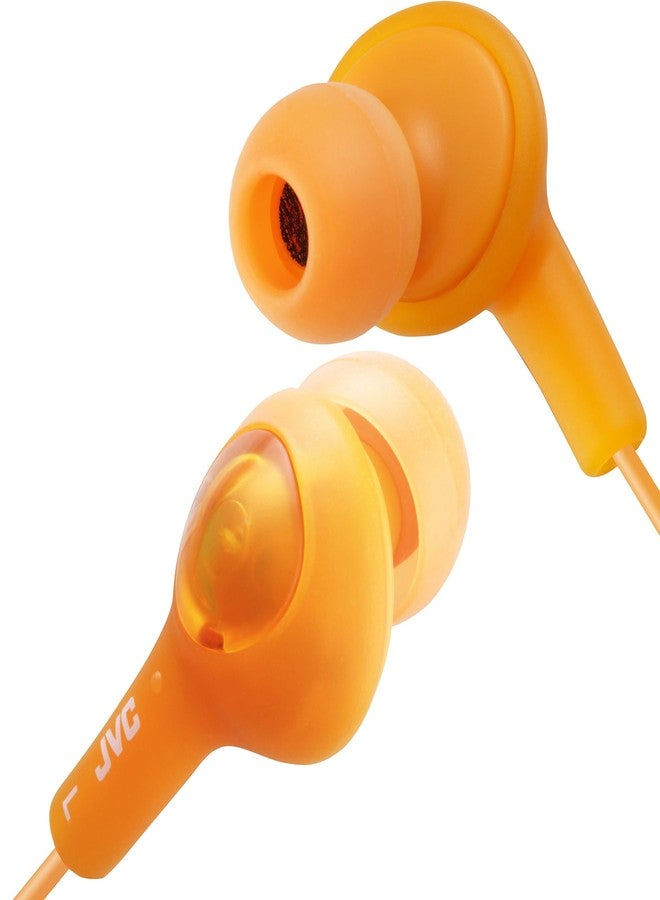 JVC HAFX5D Gumy Plus Inner Ear Headphones (Orange) - Image 1